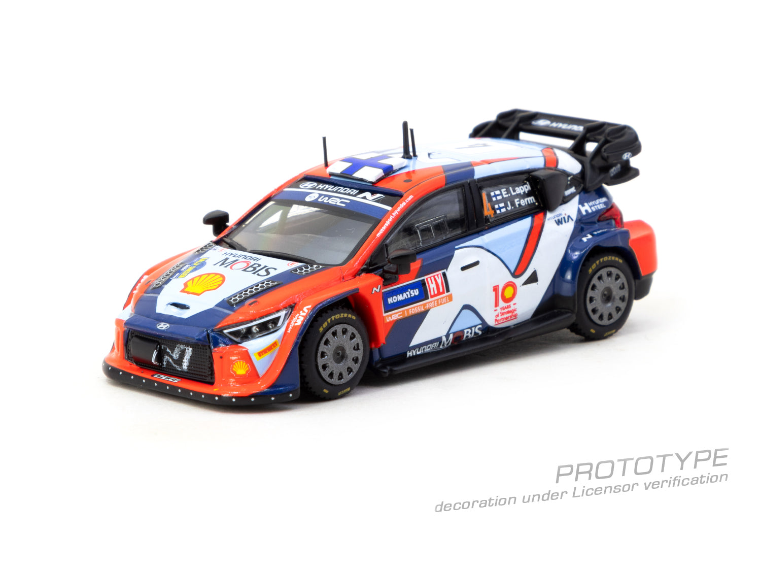 Tarmac Works 1:64 Hyundai I20 N Rally1 Hybrid Rally Sweden 2024 Winner (T64-089-24RS04)