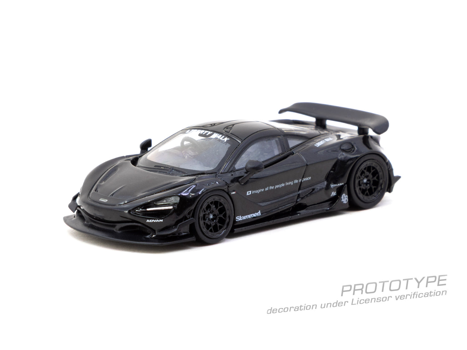 Tarmac Work 1/64 LB-WORKS 720S Black
