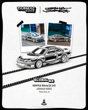 Tarmac Works 1/64 - VERTEX Silvia (S 14) - Designed by JOSHUA VIDES