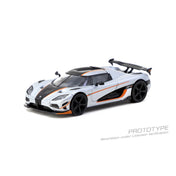 TW 1:64 Koenigsegg Agera Rs MoonSilver/Black T64G-TL005-MS