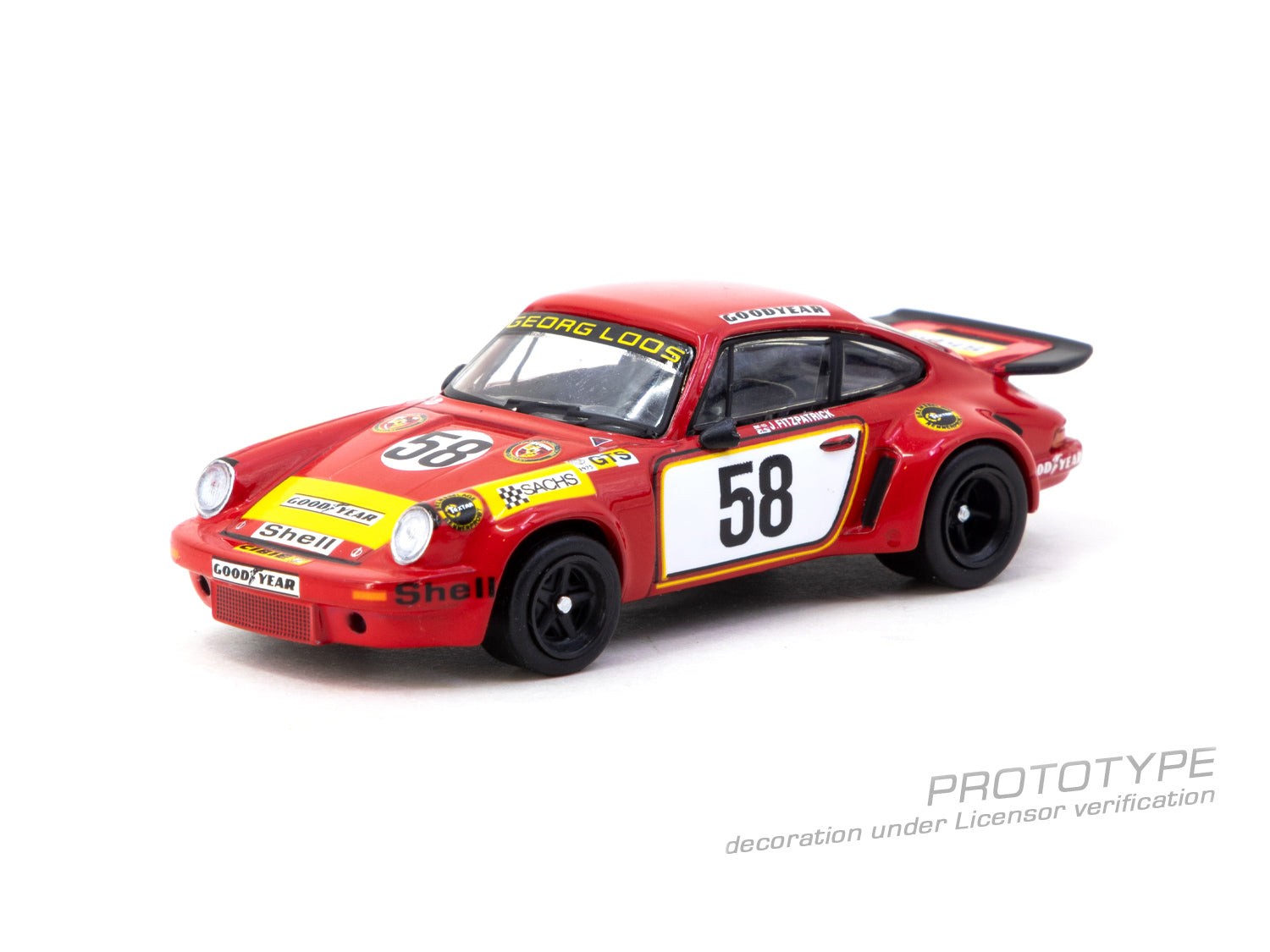 Tarmac Works 1/64 - Porsche 911 Carrera RSR 3.0 24h Le Mans 1975 #58