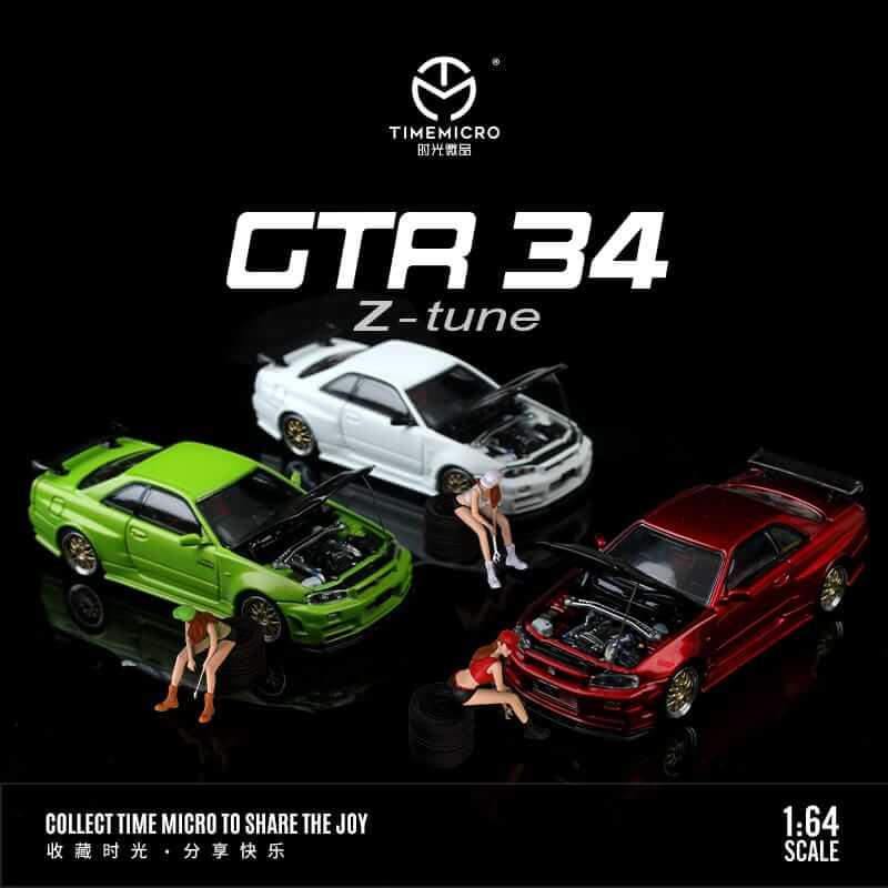 NISSAN GTR34 OPEN LIMITED EDITION ( GREEN )