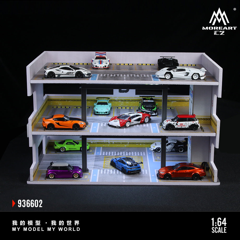 MoreArt1:64 Japanese Parking Building Scene B Simulation Model