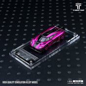 TIME TOP 1:64 Koenigsegg One.1 - Pearl Rose Red - Gift Box Edition