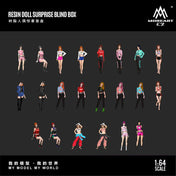 MOREART1:64 RESIN DOLL SURPRISE BLIND BOX SIMULATION RESIN MODEL