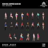 MOREART1:64 RESIN DOLL SURPRISE BLIND BOX SIMULATION RESIN MODEL
