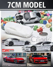 7cm Model 1/64 Ferrari 12 cilindri