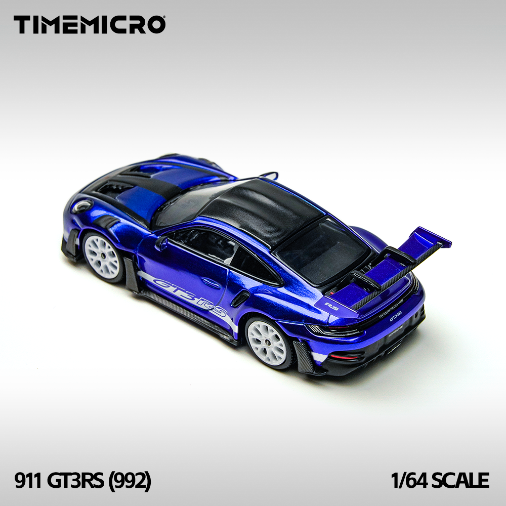 TimeMicro 1:64 992 GT3 RS San Marino Blue Simulation Alloy Car Model
