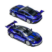TimeMicro 1:64 992 GT3 RS San Marino Blue Simulation Alloy Car Model