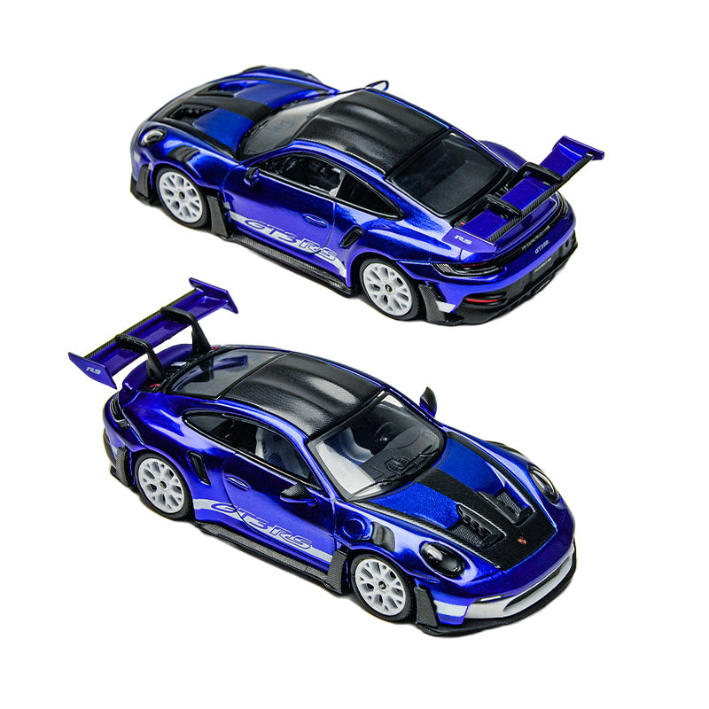 TimeMicro 1:64 992 GT3 RS San Marino Blue Simulation Alloy Car Model