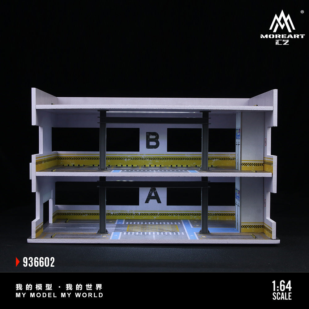 MoreArt1:64 Japanese Parking Building Scene B Simulation Model