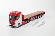 1:64 Mercedes-Benz Actros 6x2 &amp; Scalable Trailer