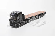 1:64 Mercedes-Benz Actros 6x2 &amp; Scalable Trailer