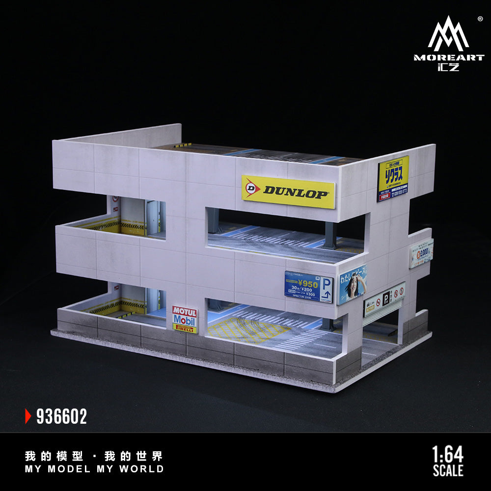MoreArt1:64 Japanese Parking Building Scene B Simulation Model