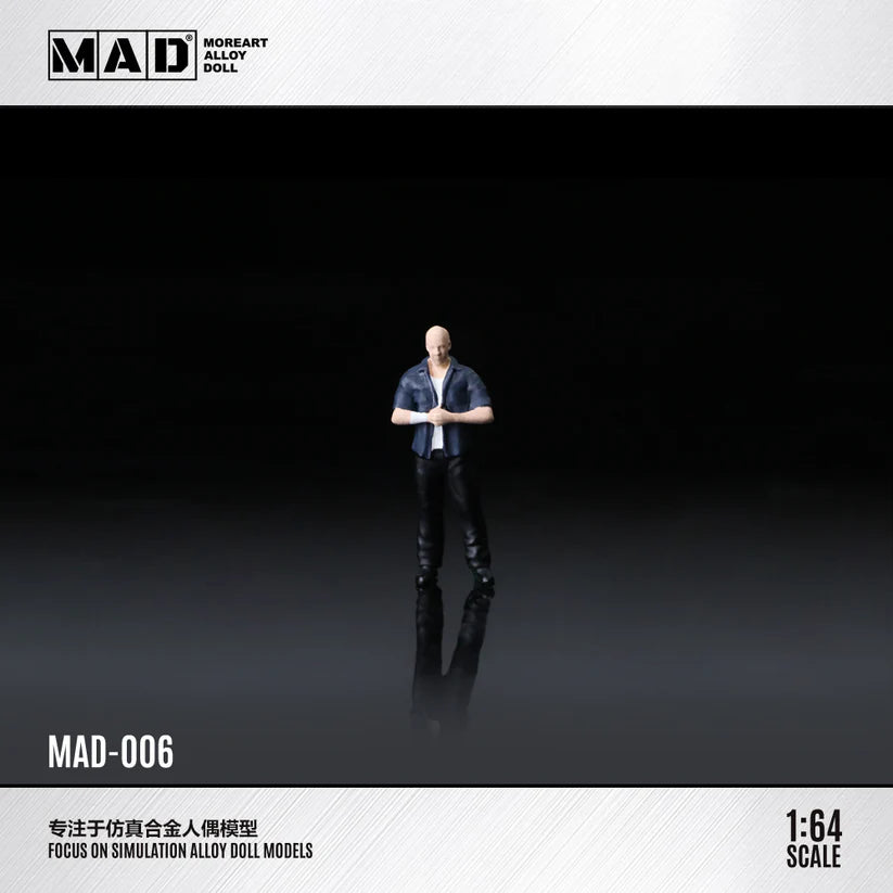 MAD 1:64 Fast & Furious-themed realistic alloy figurine model