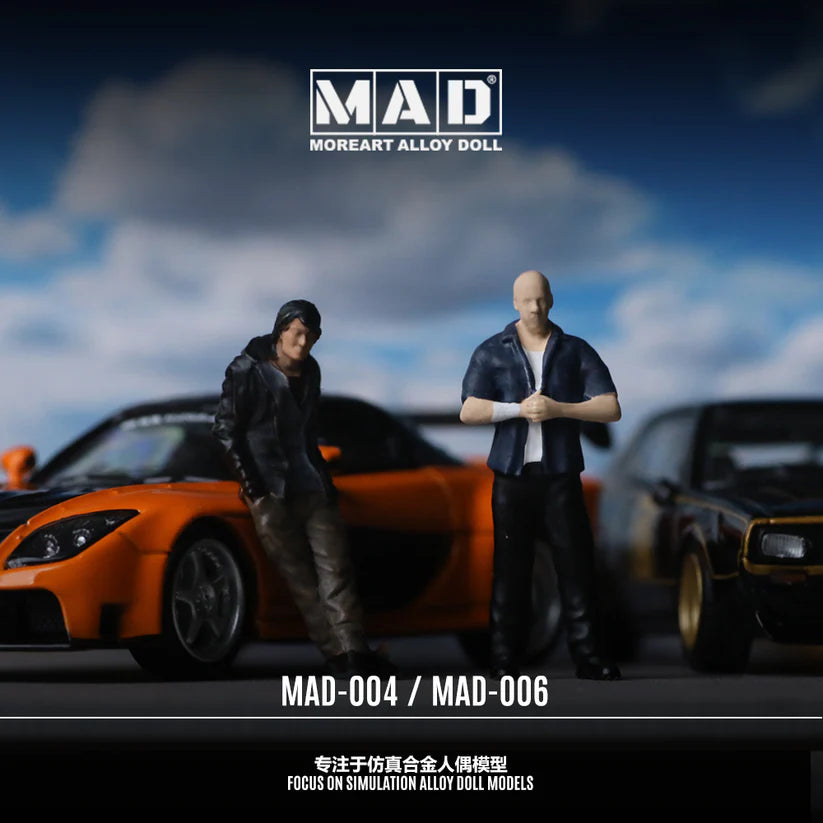 MAD 1:64 Fast & Furious-themed realistic alloy figurine model