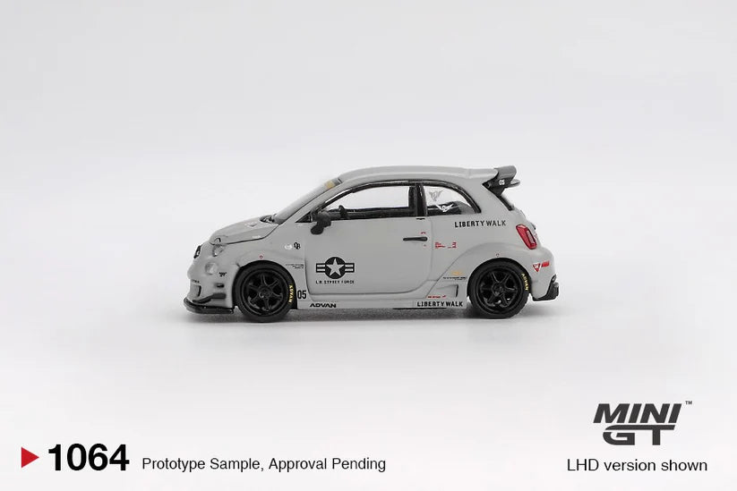 MINIGT - Abarth 595LB-WORKS x Abas Works Fighters