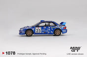 Minigt 1/64 Subaru Impreza WRC99 #23 2000 Acropolis Rally - MGT01078-L