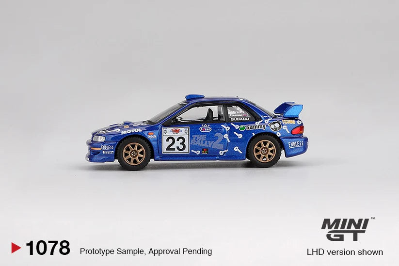Minigt 1/64 Subaru Impreza WRC99 #23 2000 Acropolis Rally - MGT01078-L