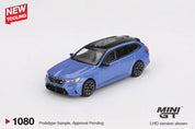 Minigt 1/64 BMW M5 Touring (G99) Marina Bay Blue Metallic - MGT01080-L