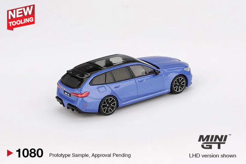 Minigt 1/64 BMW M5 Touring (G99) Marina Bay Blue Metallic - MGT01080-L