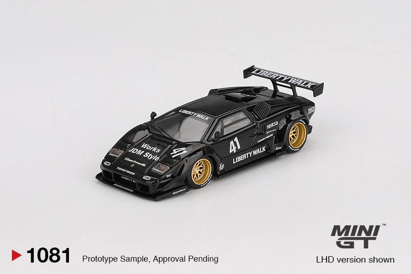 MINIGT 1/64 - Lamborghini Countach LB-WORKS Black