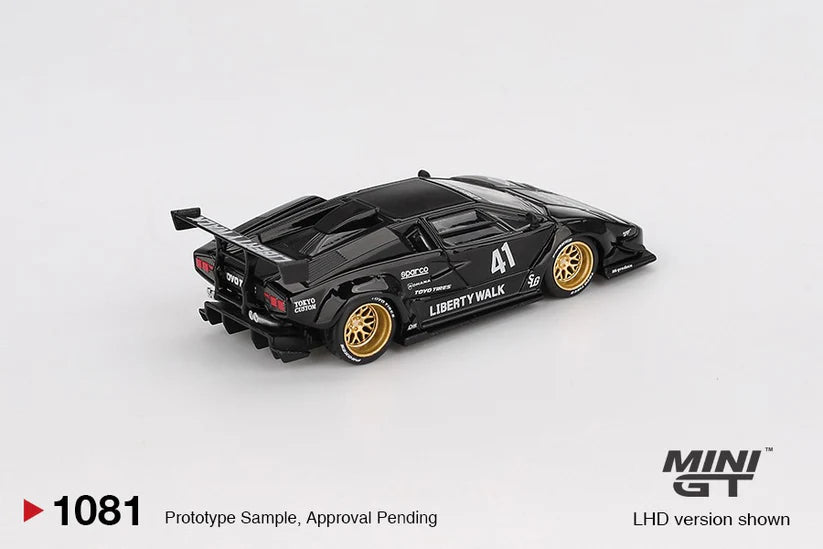 MINIGT 1/64 - Lamborghini Countach LB-WORKS Black