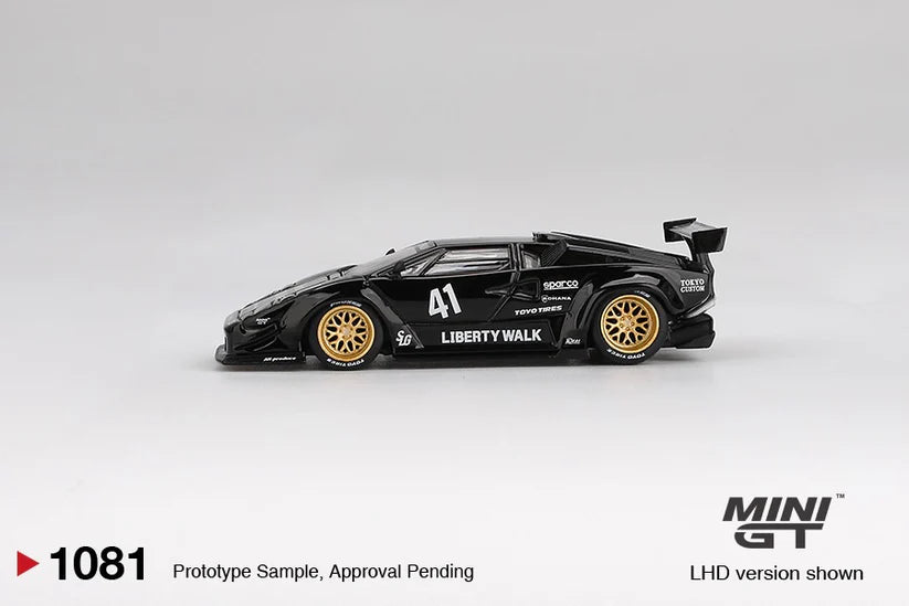 MINIGT 1/64 - Lamborghini Countach LB-WORKS Black