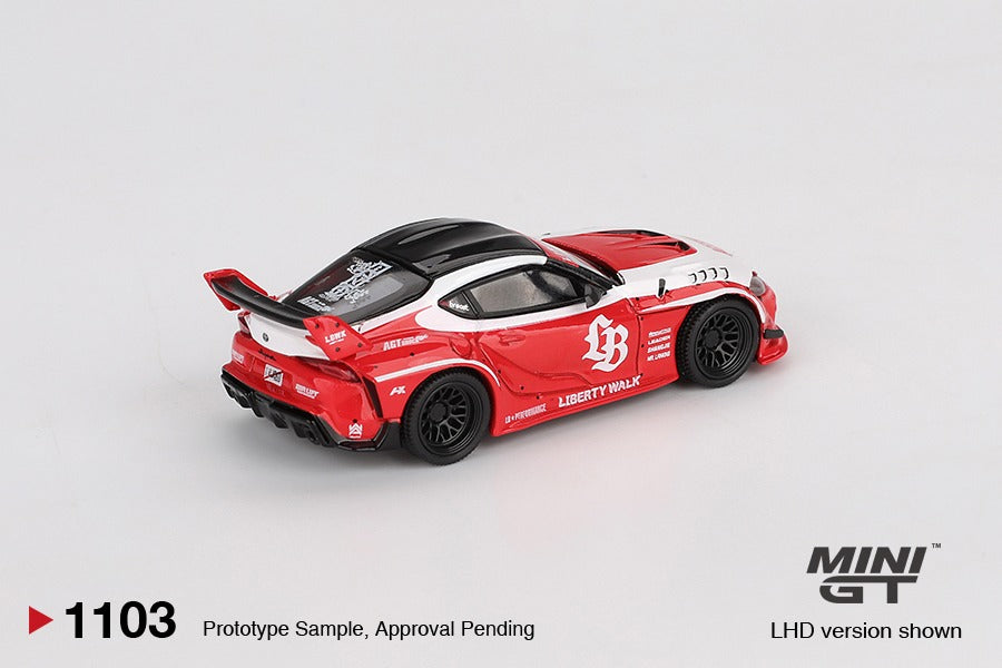MINIGT 1/64 LB★WORKS Toyota GR Supra Red/White