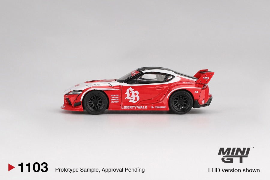 MINIGT 1/64 LB★WORKS Toyota GR Supra Red/White