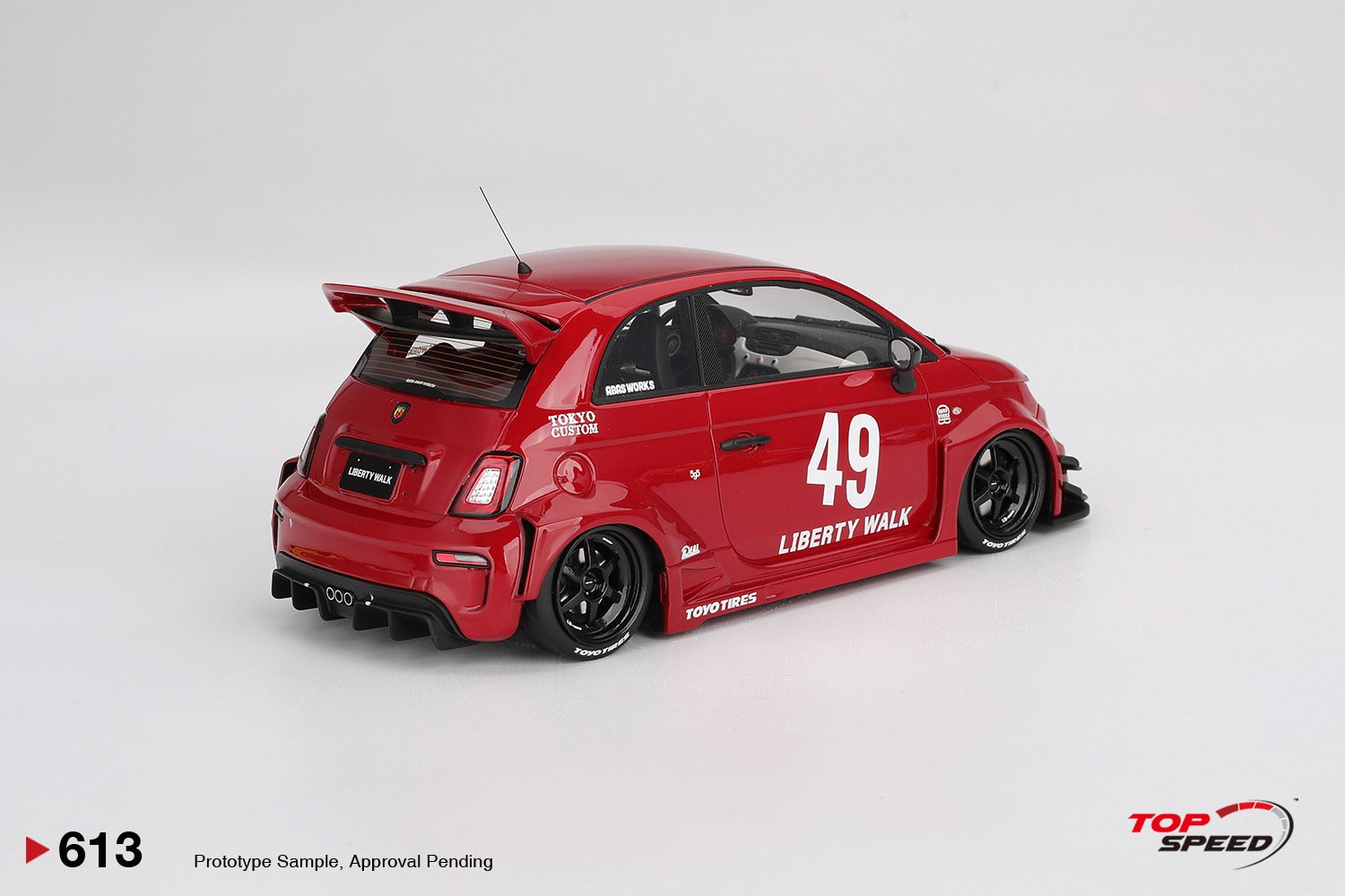 TS0613 * Abarth LB-WORKS x Abas Works 595 Red