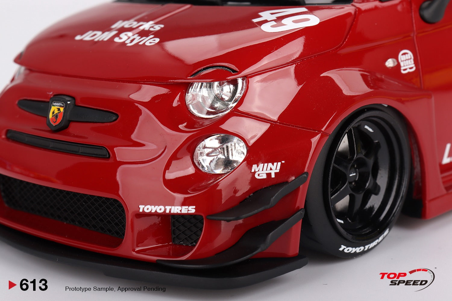 TS0613 * Abarth LB-WORKS x Abas Works 595 Red
