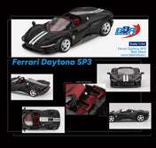 BBR 1/64 Ferrari Daytona SP3 Matt Black