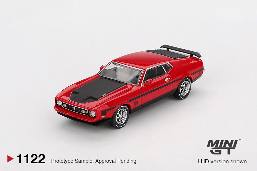 MINIGT 1/64 -  Ford Mustang Mach1 1971 Race Red