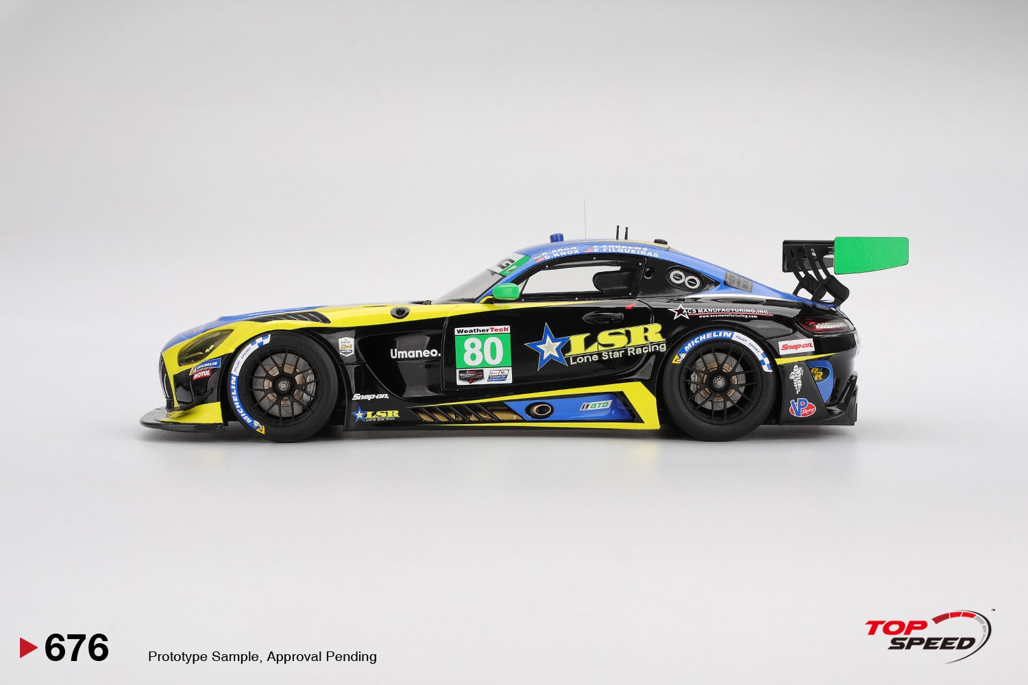 TS0676 * Mercedes-AMG GT3 EVO #80 Lone Star Racing 2025 IMSA Daytona 24 Hrs