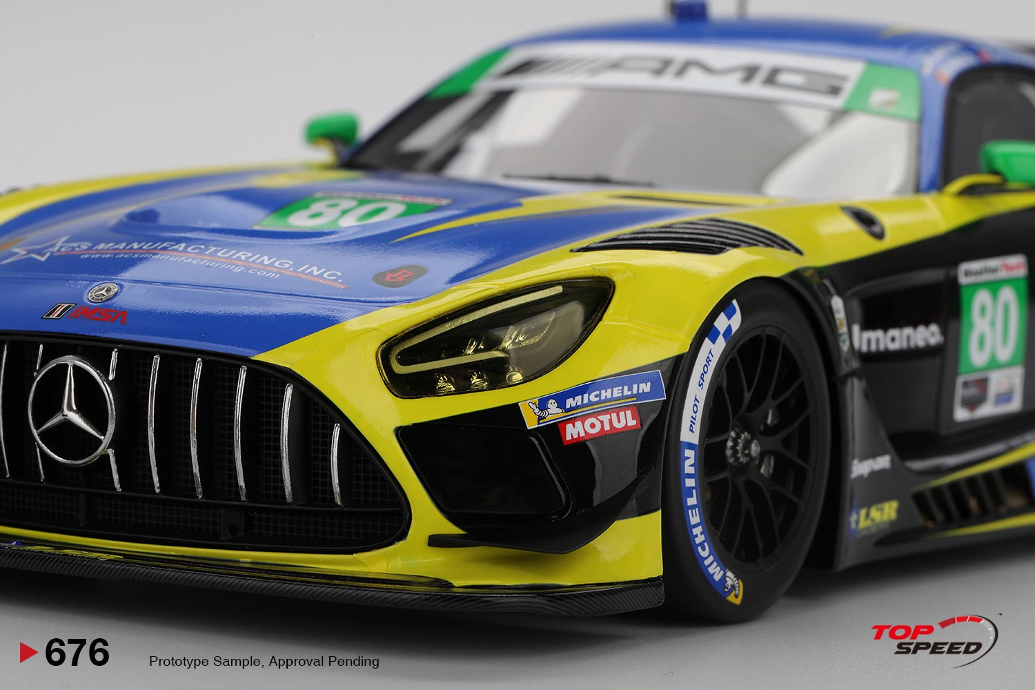 TS0676 * Mercedes-AMG GT3 EVO #80 Lone Star Racing 2025 IMSA Daytona 24 Hrs