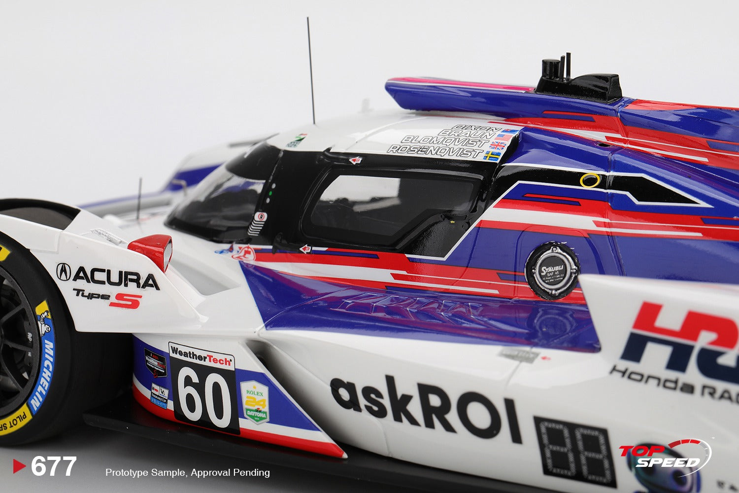 TS0677 * Acura ARX-06 #60 Acura Meyer Shank Racing 2025 IMSA Daytona 24 Hrs