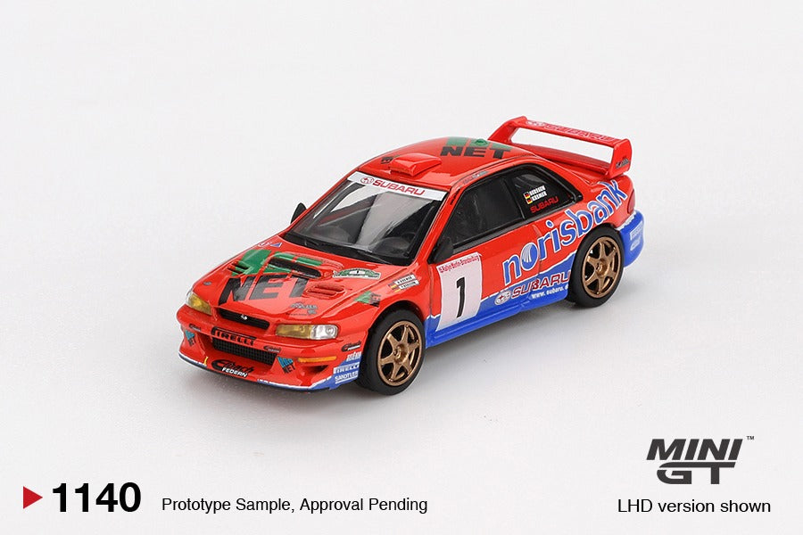 MINIGT 1/64 - Subaru Impreza WRC97 #1 1999 DRM Champion