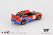 MINIGT 1/64 - Subaru Impreza WRC97 #1 1999 DRM Champion