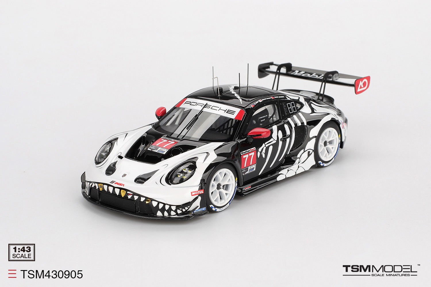 MINIGT - 1/43 Porsche 911 GT3 R #77 AO Racing 2025 IMSA  Petit Le Mans TSM430905