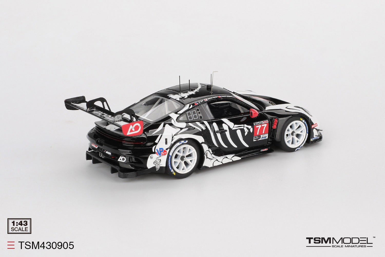 MINIGT - 1/43 Porsche 911 GT3 R #77 AO Racing 2025 IMSA  Petit Le Mans TSM430905