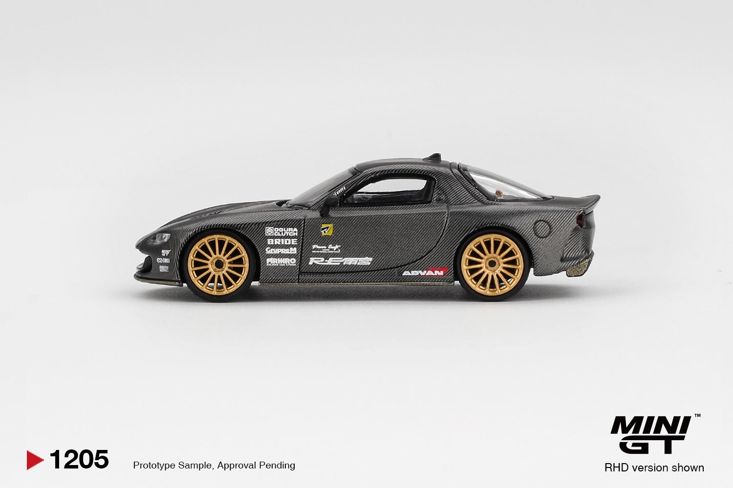 MINIGT 1/64 Mazda RX-7 RE-Amemiya Matsukiyo KOKU 3 Rotor NA-7 TAS 2025 Best Tuned Car Award