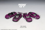 MINIGT 1/64 Porsche 911 (992.1) Rubystone Red Set