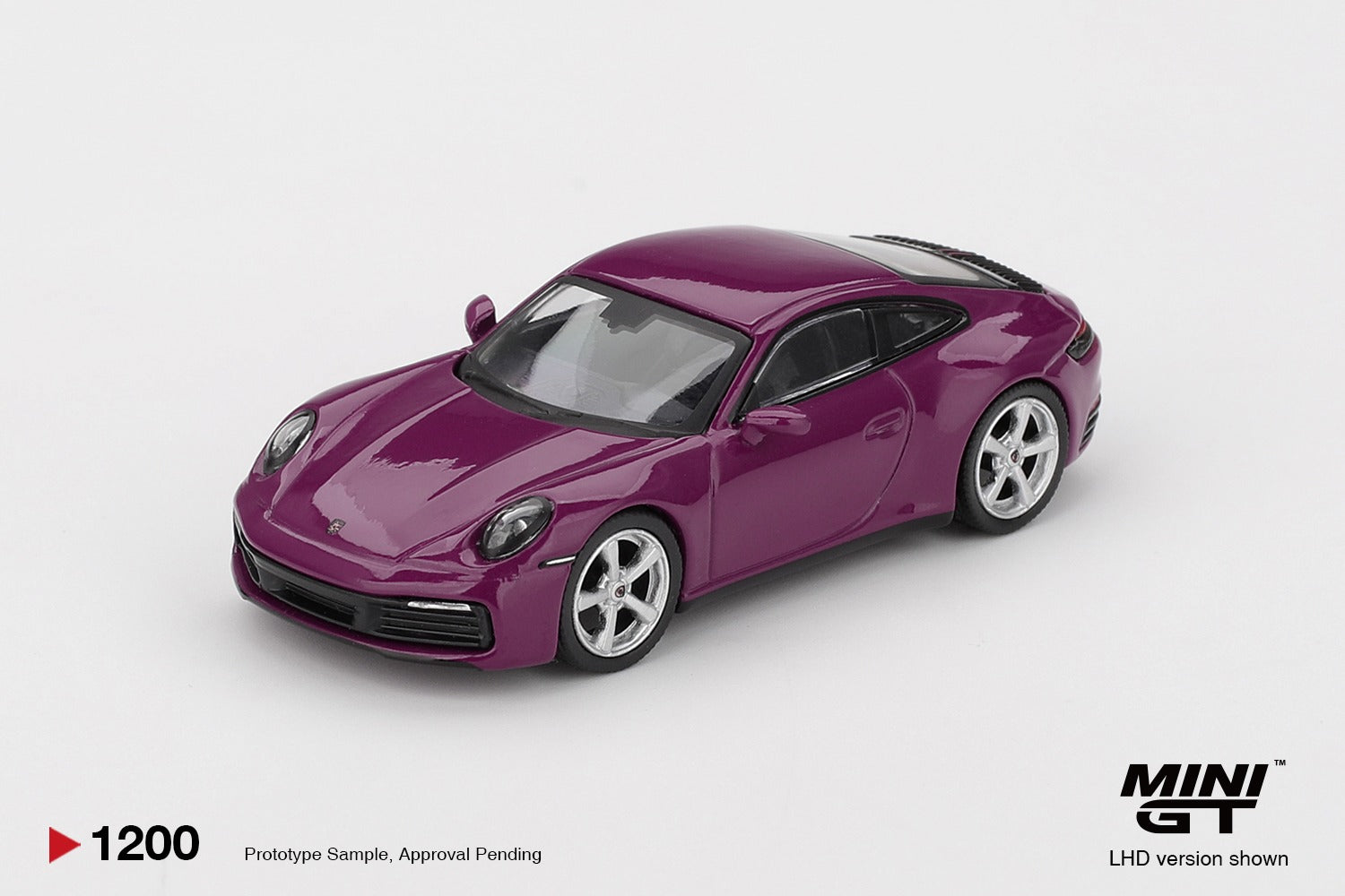 MINIGT 1/64 Porsche 911 (992.1) Rubystone Red Set