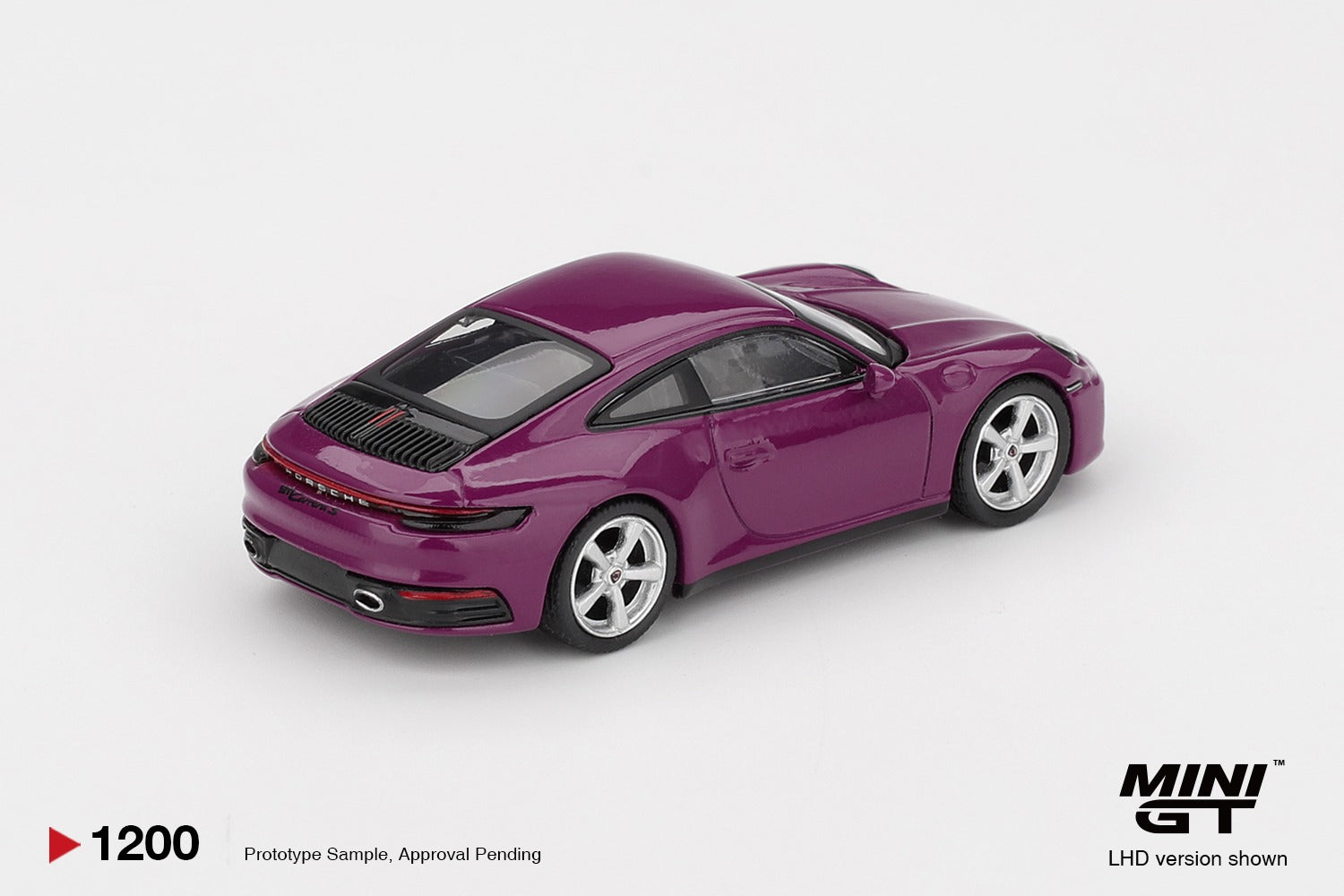 MINIGT 1/64 Porsche 911 (992.1) Rubystone Red Set