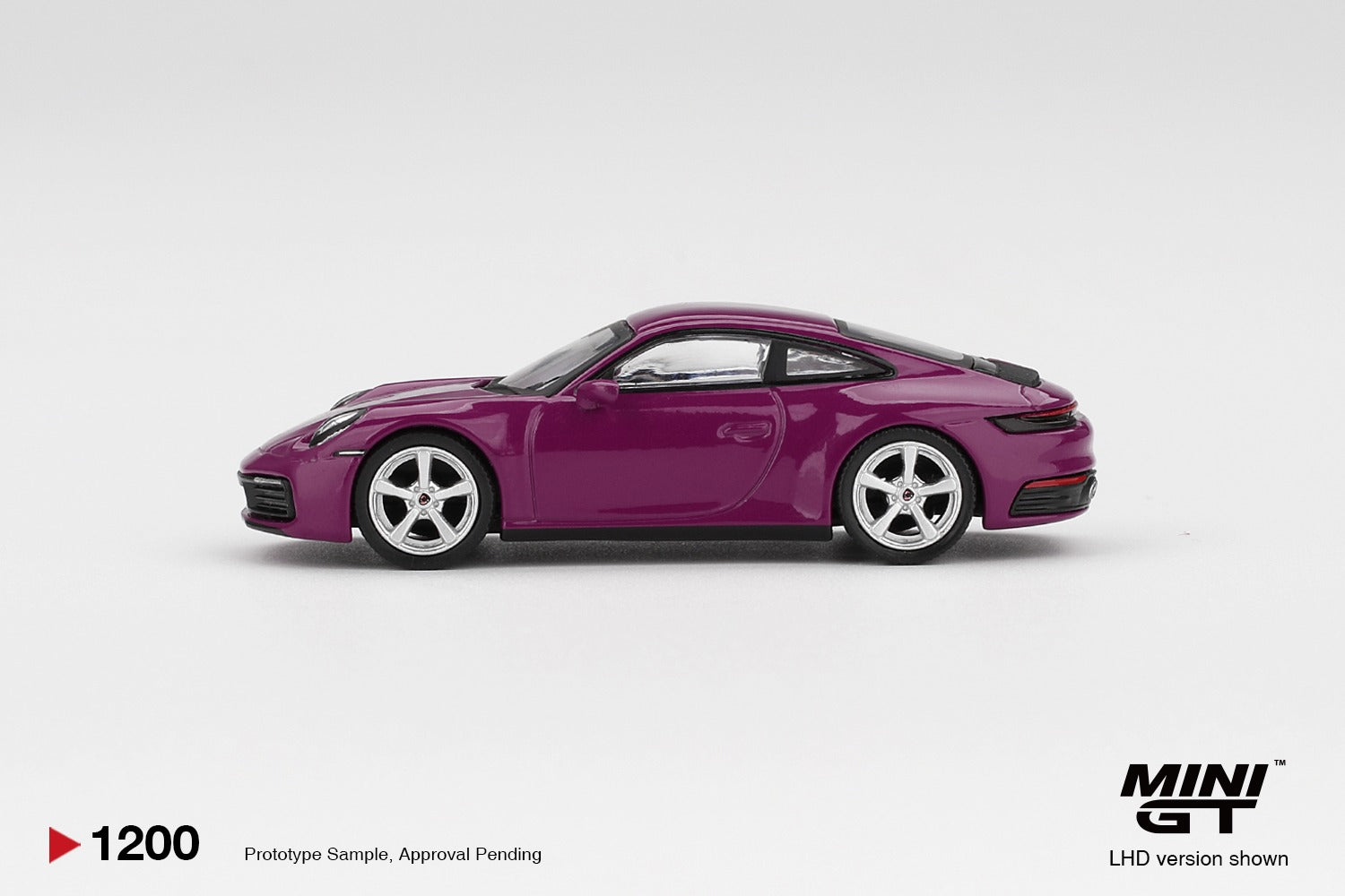 MINIGT 1/64 Porsche 911 (992.1) Rubystone Red Set