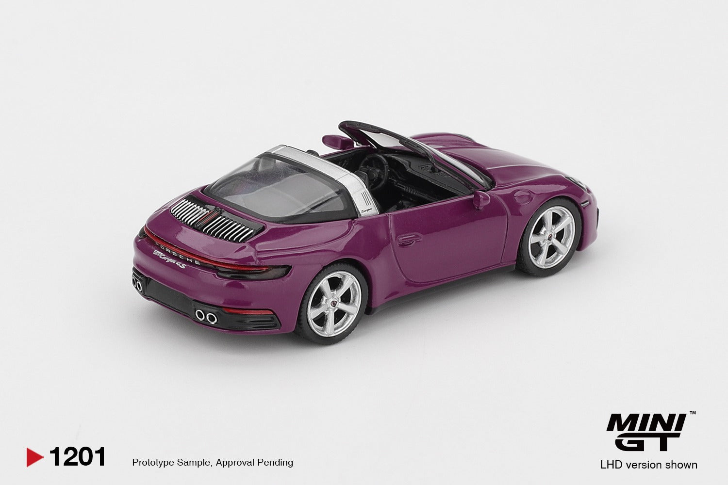 MINIGT 1/64 Porsche 911 (992.1) Rubystone Red Set