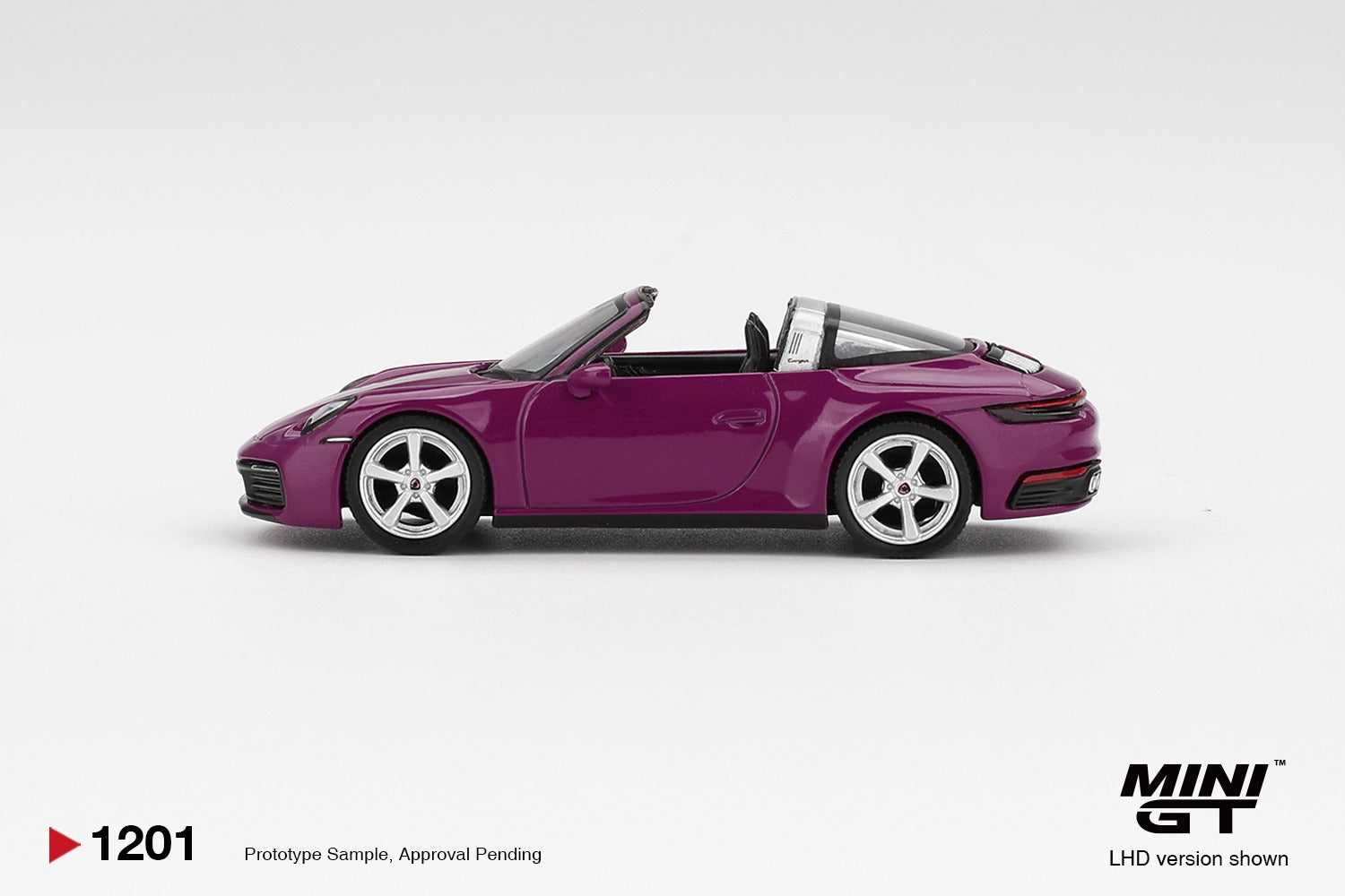 MINIGT 1/64 Porsche 911 (992.1) Rubystone Red Set