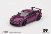 MINIGT 1/64 Porsche 911 (992.1) Rubystone Red Set