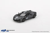 BBR 1/64 Ferrari 296 Speciale Grigio Silverstone Opaco